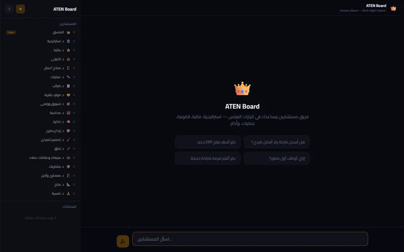 ATEN Board management dashboard